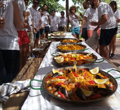 ir a Concurso de paellas, teambuilding