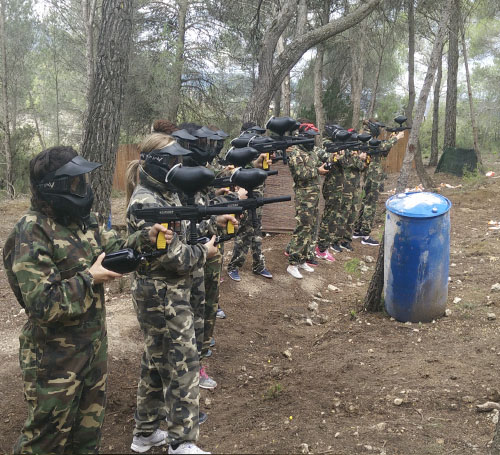ir a Paintball táctico para empresas 