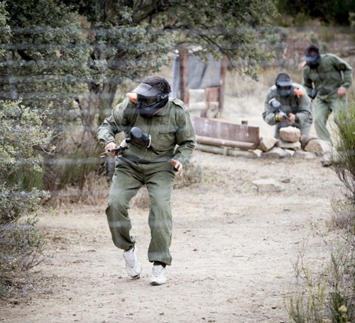 ir a Paintball táctico para empresas 