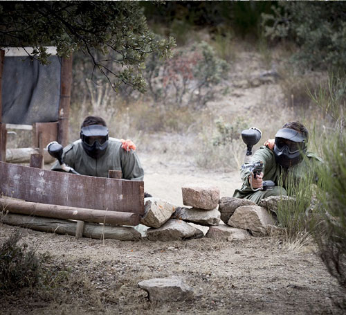 ir a Paintball táctico para empresas 