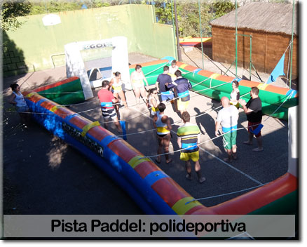 Pista de paddel team building 
