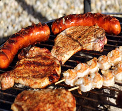 ir a menus y comidas para empresas, barbacoa