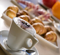 ir a menus y comidas para empresas, coffe break